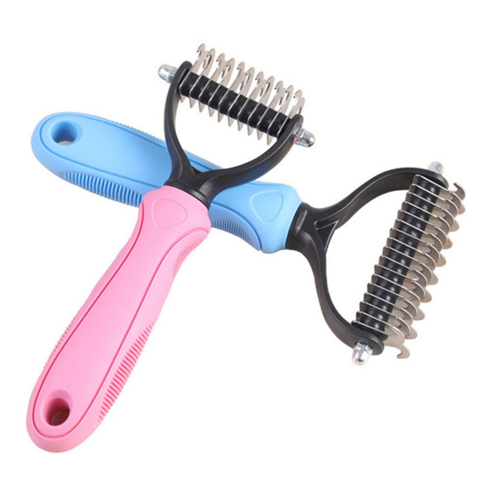 Premium Pet Deshedding Comb – Remove Loose Fur & Reduce Shedding Instantly