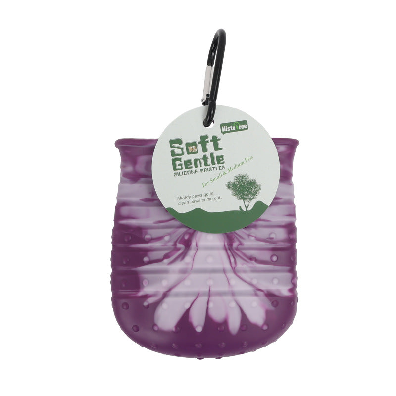 Portable Paw Washing Brush (Silicone 2-in-1)